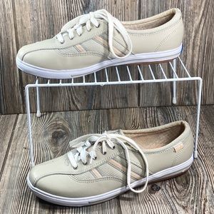 Keds Bicycle Toe Women's Size 7.5 Beige Sneaker Shoes